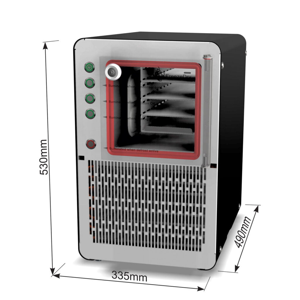 Freezedryer LIO2 FP The smallest in the family FreezeDryFood